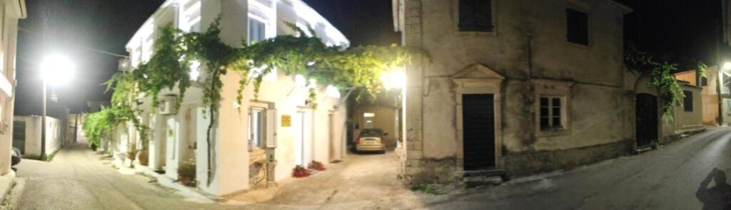 The house in the evening
